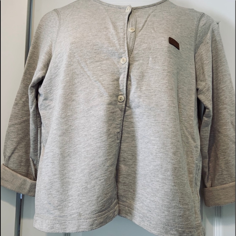 Off white jersey knit jacket by Ralph Lauren